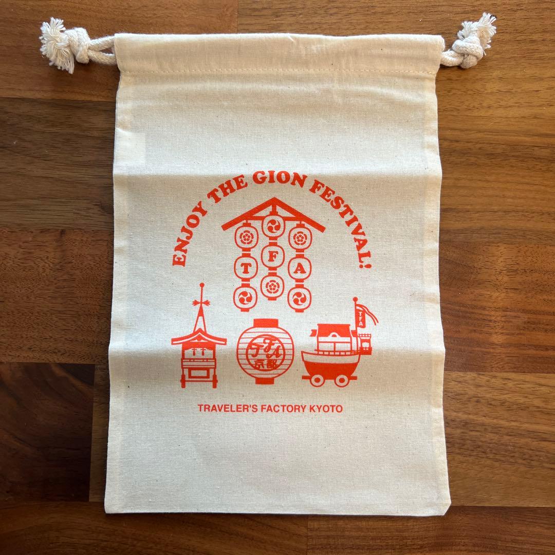 Travelers Factory Kyoto Gion Matsuri Limited Cotton Bag Notebook