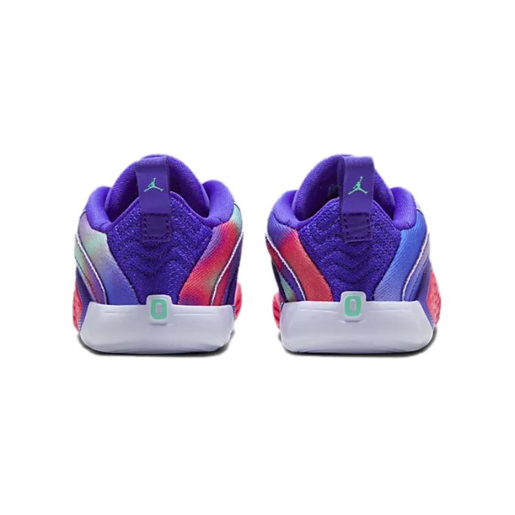 New Jordan Tatum 2 Anti Slip Wear Resistant Low Top Toddler Shoes Purple Infant And Toddler HF5630-400