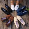 Fashion Loafers Autumn Casual Flats Shoes Women New Fashion Comfortable Flats Sneakers Knitted Lightweight Flats Shoes Shoes for Women