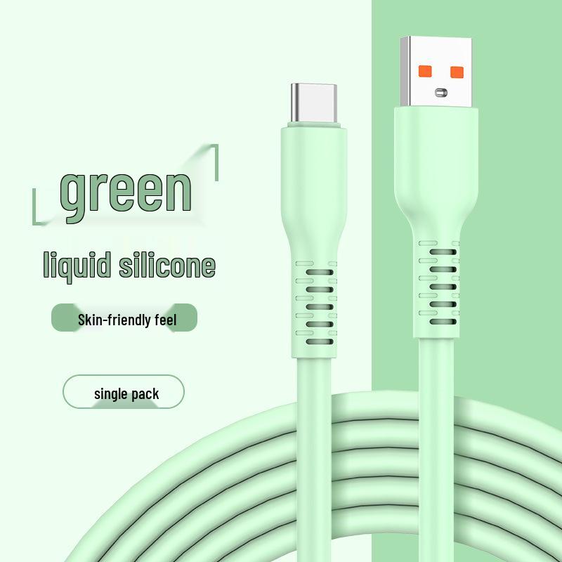 Thickened 120W Liquid Silicone 6A Android Fast Charging Cable - Super Fast Charge
