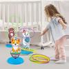 1 Set Kid Animals Ring Toss Game Toy (Base Color Random) Fun Parent-Child Interactive Game,Christmas Presents, Thanksgiving Gift