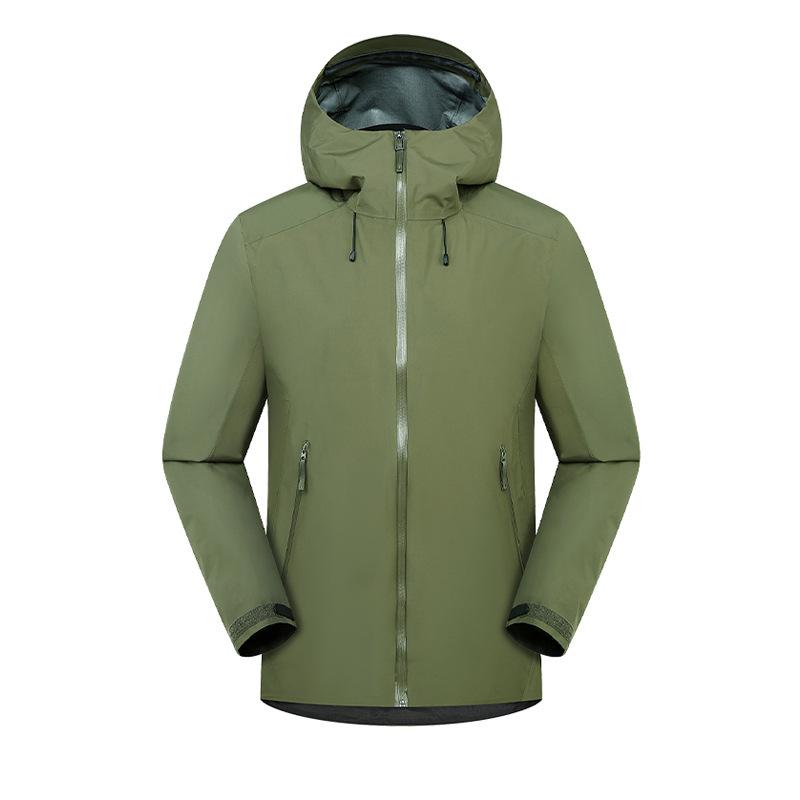 Unisex Windproof Hooded Softshell Windbreaker - Lightweight Outdoor Jacket for Spring & Autumn