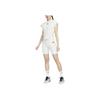 Nike Sportswear Tech Fleece Logo Print Slim High-Waisted Cycling Pants Women bottoms White FN2521-013
