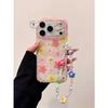 INS Spring Flowers Bloom IMD Double Mobile Phone Case for iPhone Series 171615 Anti-drop Shell Female Shell