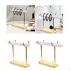 Bracelet Display Stand, Storage Organizer with Wooden Base, Jewelry for Hair Ties And