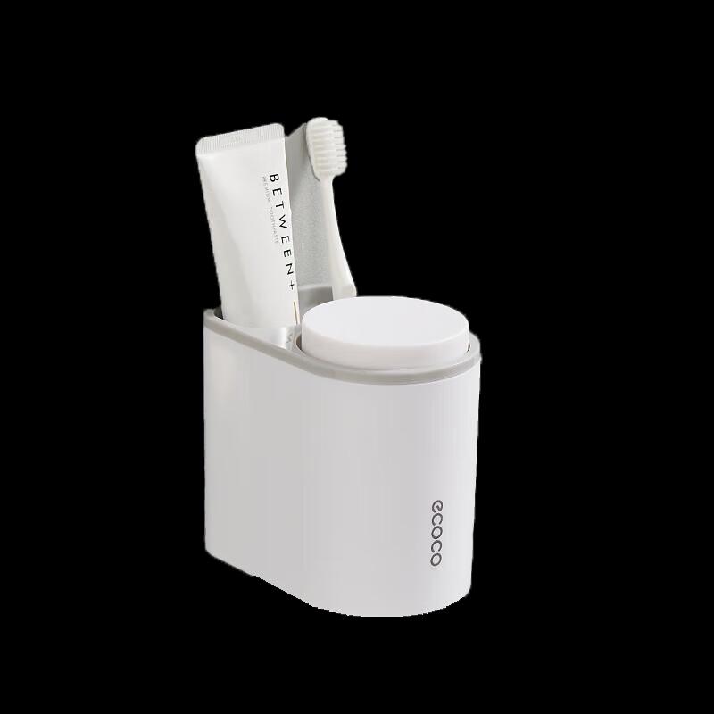 ecoco Wall-Mounted Toothbrush Holder with 2 Cups