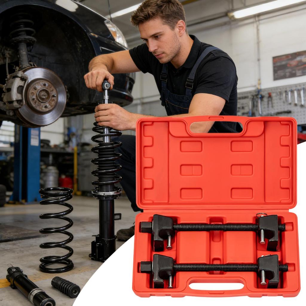 2Pcs Strut Spring Compressor Heavy Duty Universal Car Repair Supplies Shock Spring Compressor Tool For Car Repair Auto Truck