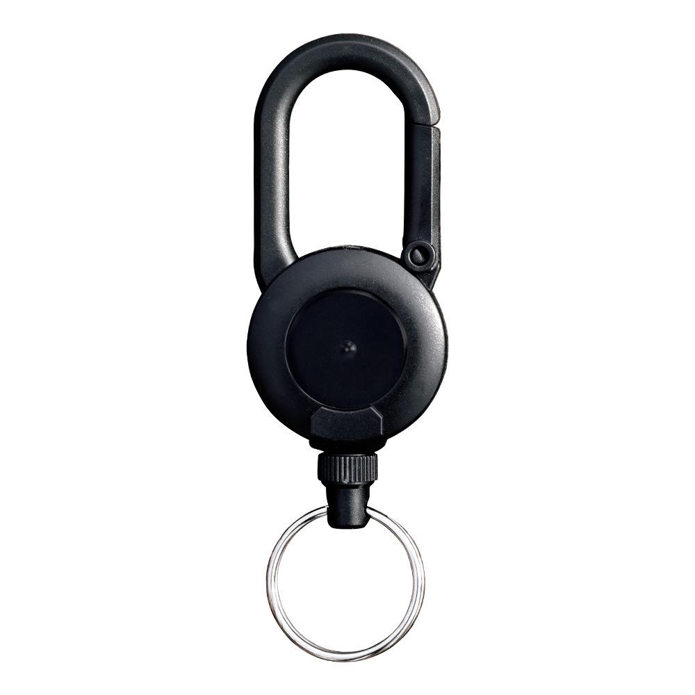 

Retractable High-Rebound Elastic Key Chain with Anti-Lost Feature чорний