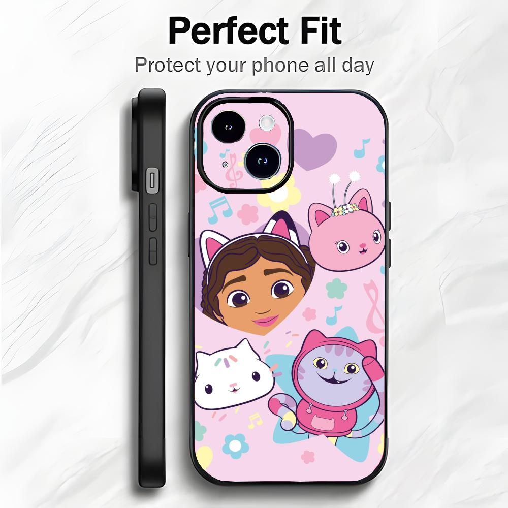 

Cute Kids Cartoon G-Gabby s Dollhouse Phone Case Phone Case Soft Packaging Lightweight For iPhone17 16 15 14 13ProMax iphone12promax