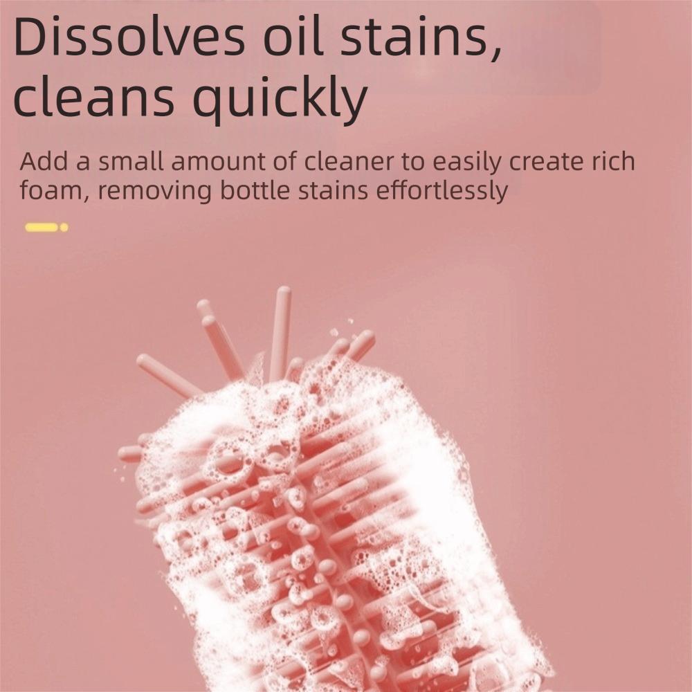 UV Sterilization Electric Bottle Cleaning Brush Set 6-In-1 Cleaning Brush for 1500mAh Infant
