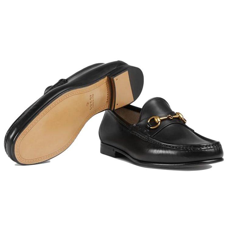 Gucci 1953 Horsebit Loafer Black Leather 307929 BLM00 1000