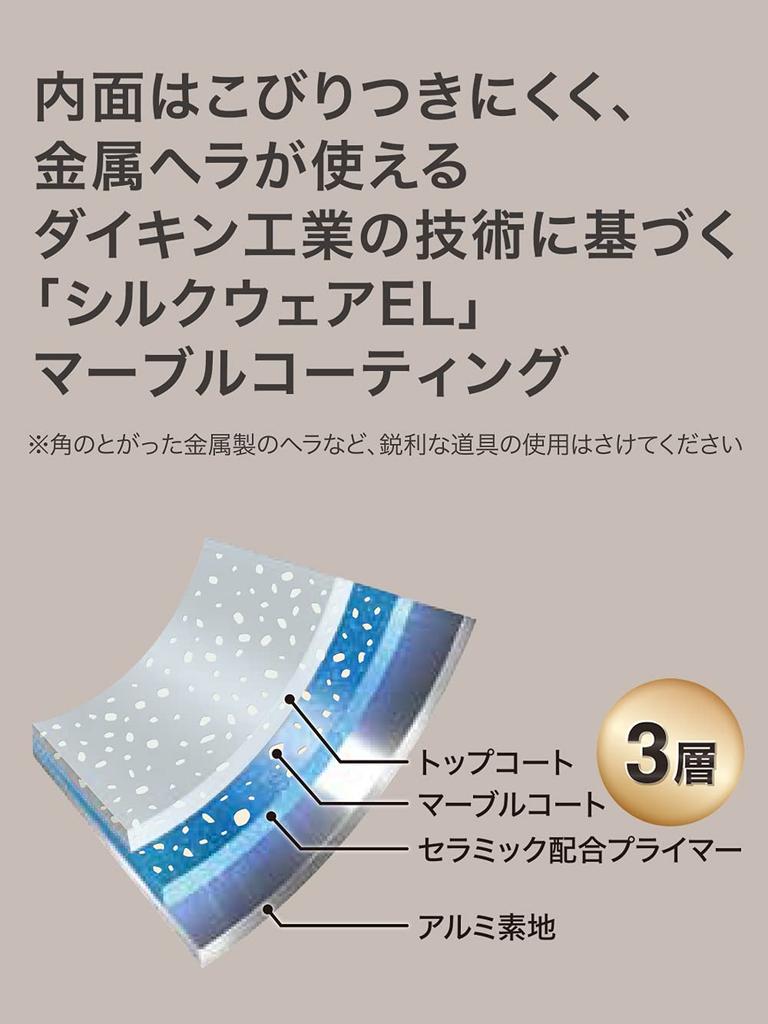 Wahei Freiz 28cm Frying Pan large quantities of suitable for cooking CookTake and gas (for food, dumplings, hamburgers, etc.) - RB-2138 (IH
