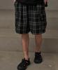 TENER Tnr Check Cargo Bermuda Pants (Black)