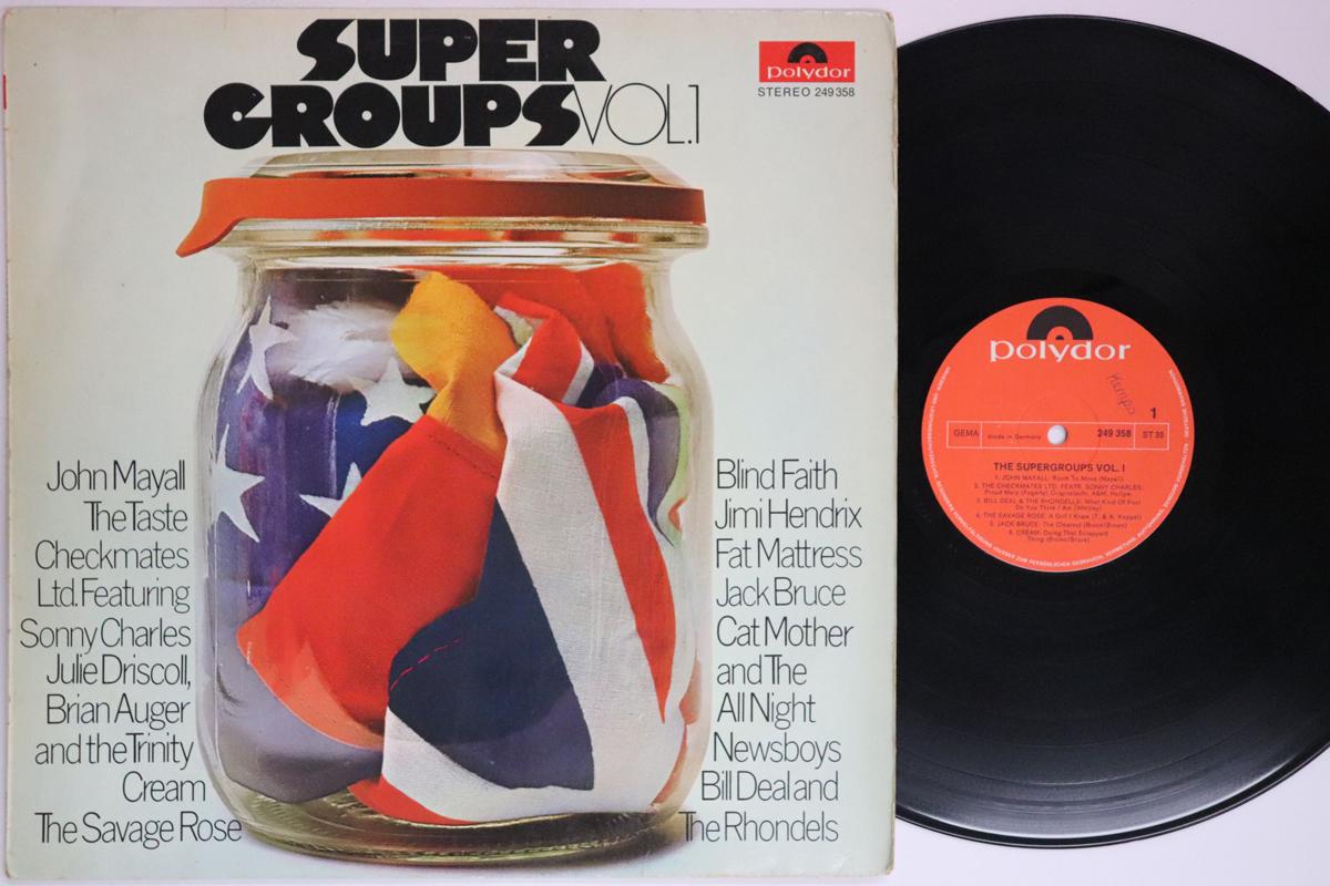 LP Record VARIOUS  Super Groups Vol.1 249358 POLYDOR 1969 Germany Rock Used