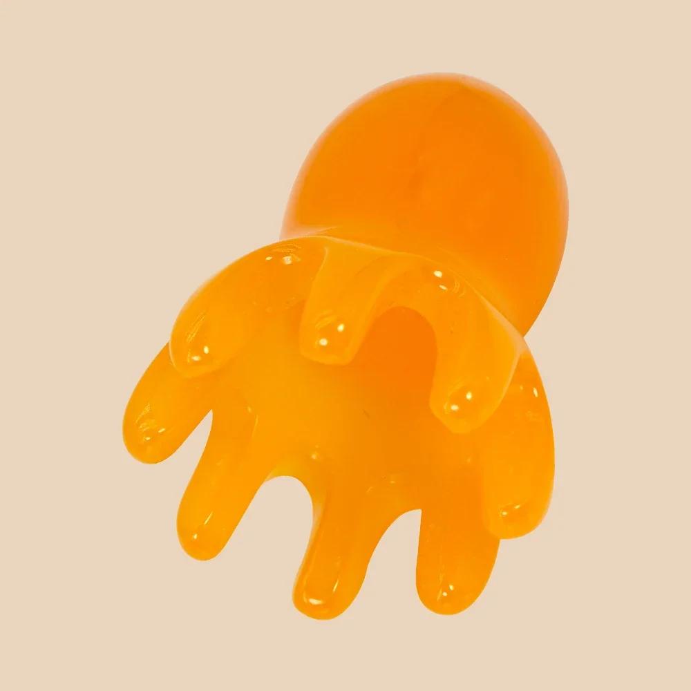 Octopus Head Massager Scalp Scratcher Deep Massage Tools 8 Tentacles Acupressure Gua Sha Manual Body Massage Tool