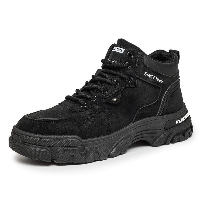 

Mens Shoes Casual Cowboy Combat Tactical Boots Motorcycle Chelsea Ankle Work Leather Shoes Outdoor Designer Luxury Hiking 39