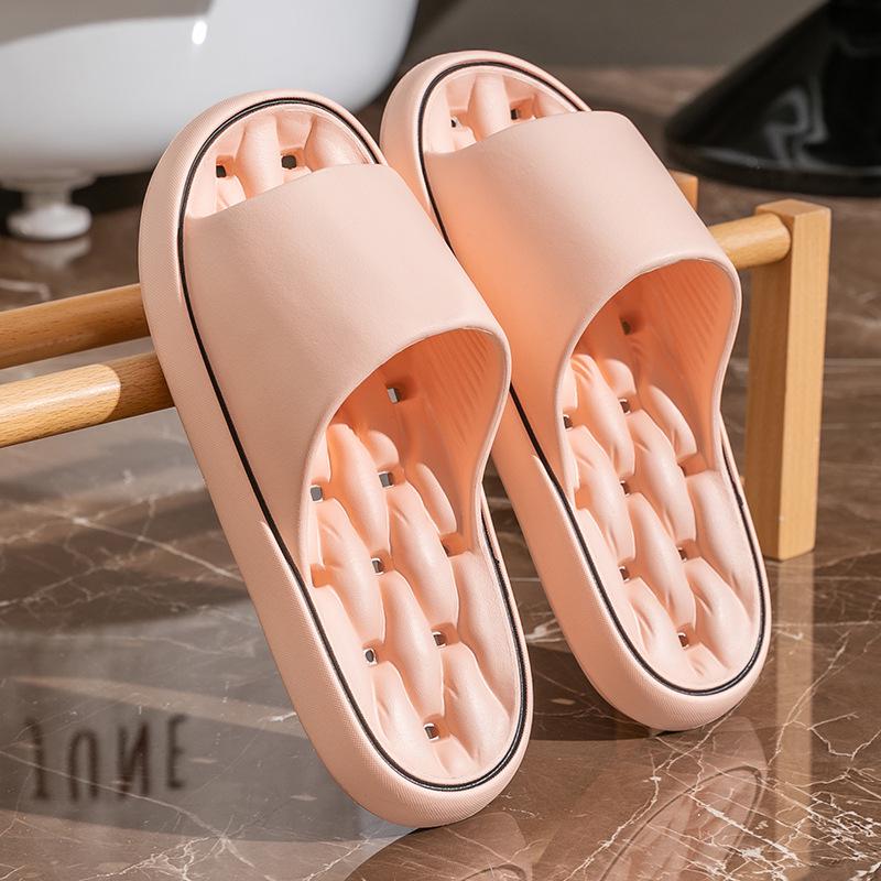 Women's Quick-Dry Anti-Slip Indoor Bathroom Slippers - Step-On Sensation, Breathable Summer Design