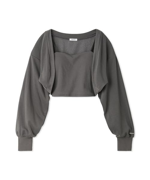 FRAY Cami Set Sweat Bolero FWCT251143 CGRY I.D. Women's Cup-in