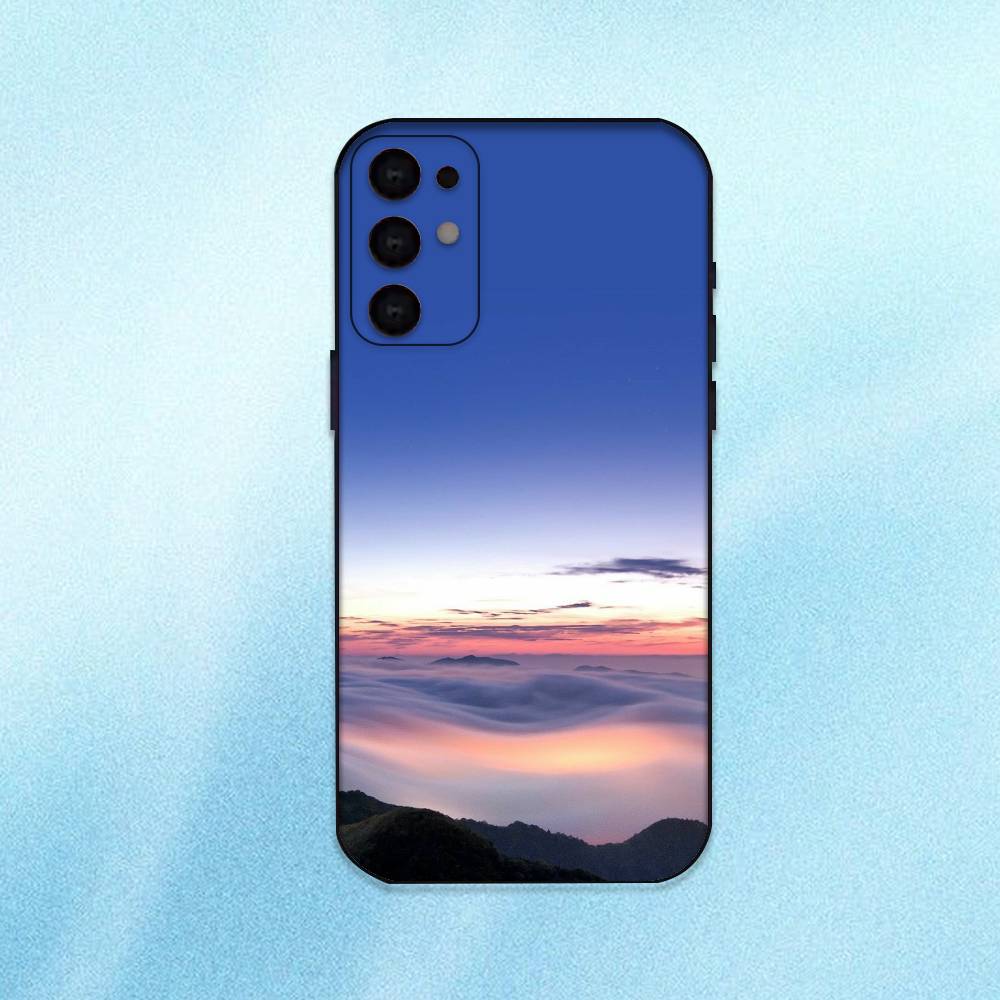 natural scenery Phone Case For Samsung S25,24,23,22,30,21,10,9,Ultra,Plus,Lite Soft Black Case