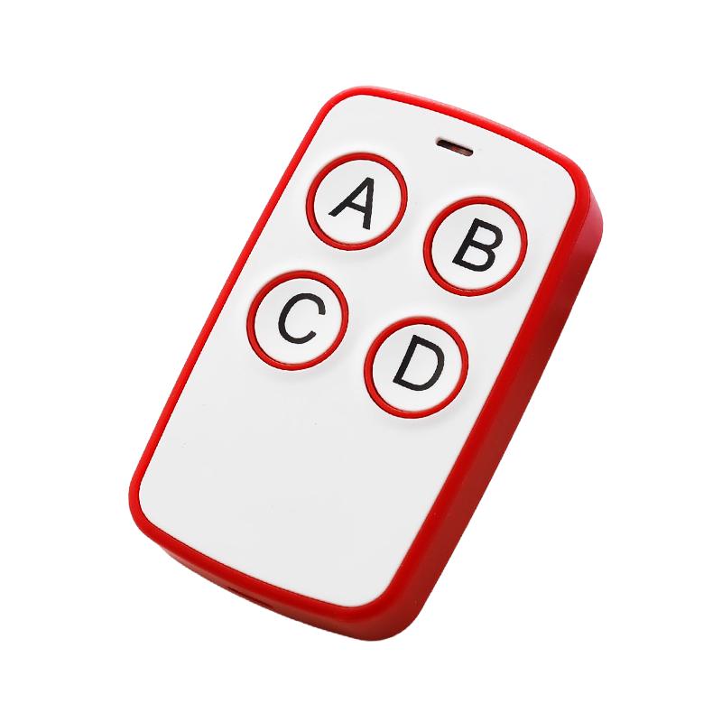 

433MHz Auto Copy Remote Control Electric Garage Door Opener Remote Controller Duplicator Clone Cloning Code 4 Keys Transmitter червоний