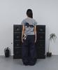 Tansanmageunesyum Pony Applique T-Shirt (Gray)