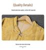 Xinjiang Long-staple Pure Cotton Jacket with Frog Buttons - Retro Chinese Style for Middle-aged Women