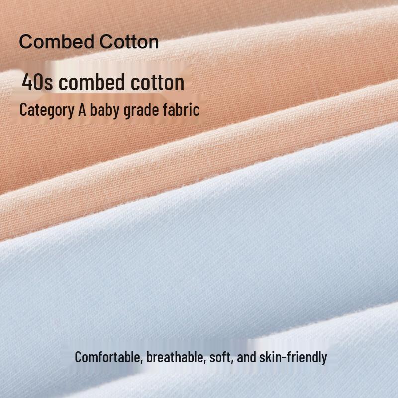 Jingdong Zao Women's Pure Cotton Antibacterial Mid-Waist Briefs 4-Pack