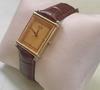 [USED] SEIKO Quartz Wristwatch Gold/Brown Vintage Printing.