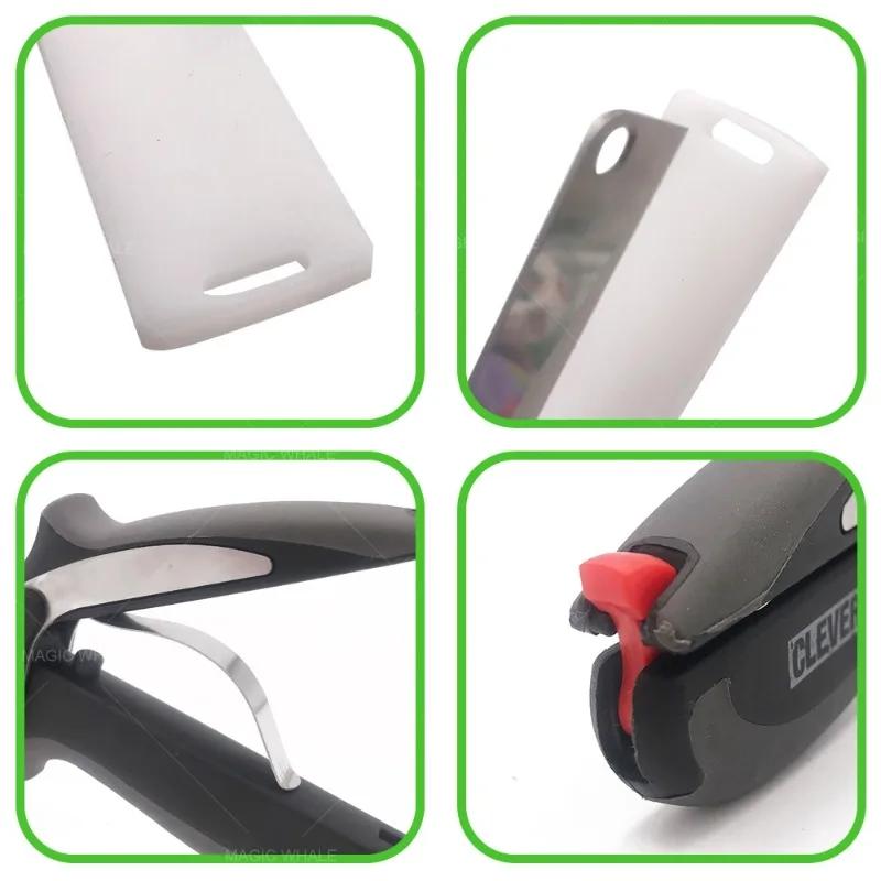 Premium Chop Scissors Cutting Board Scissors Vegetable Easy Cutter Multifunction Separable Kitchen Scissors with Knife Sharpener