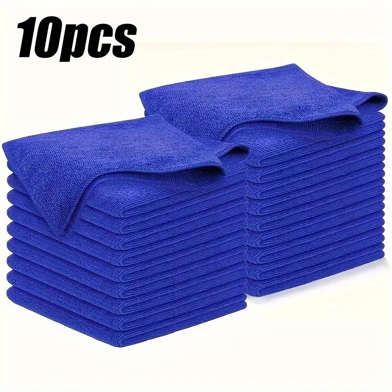 20Pcs Microfiber Towels Car Wash Drying Cloth Towel Household Cleaning Cloths Auto Detailing Polishing Cloth Home Clean Tools