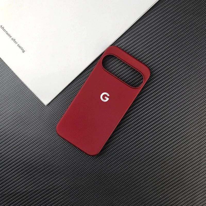 Minimalistyczne Cienkie Matowe Matowe Etui Na Telefon Dla Google Pixel 10A 10 9 Pro XL 8 7 6 A Pro Półopak Twarde Odporne Na Upadek Tylne Z Przezroczystym Obiektywem Podniesiona Osłona