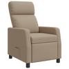 Recliner Chair Cappuccino Faux Leather