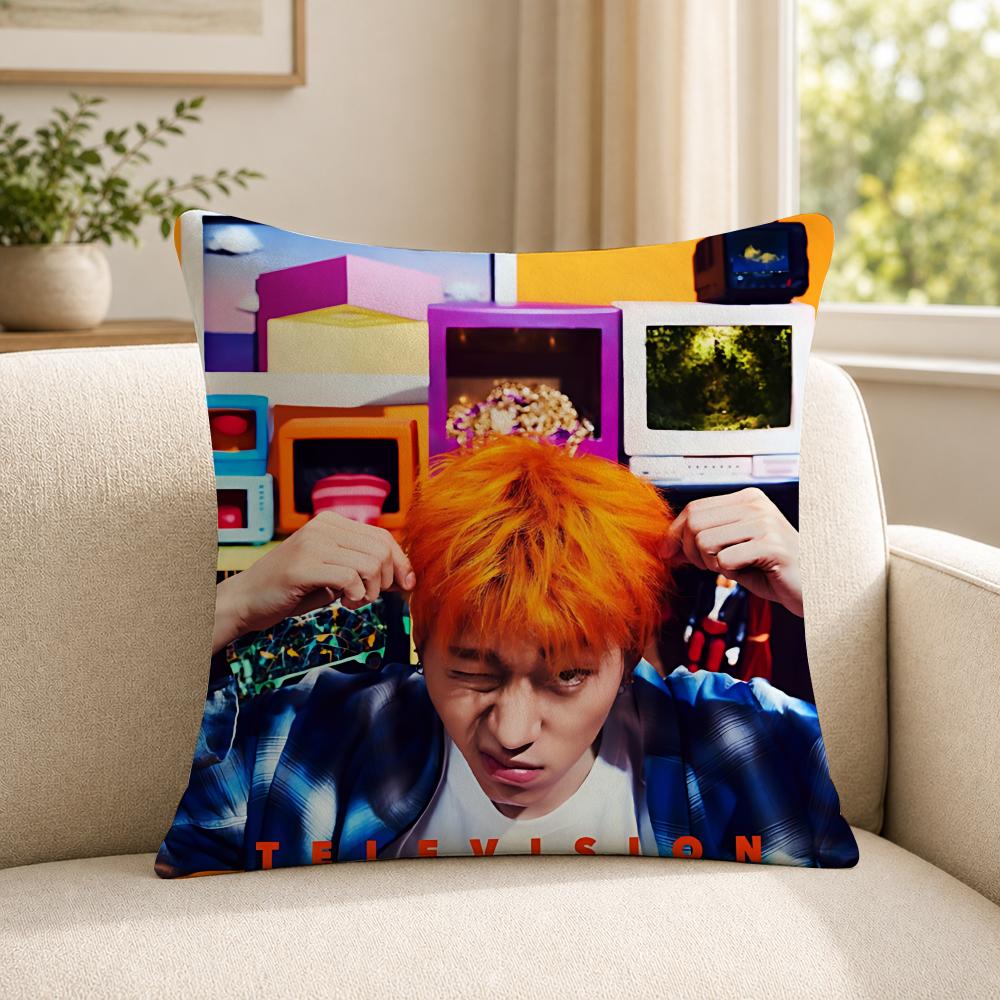 Rapper ZZICO Cushion Cover Soft Short Plush SkinFriendly Cushion Case for MultiScene Use