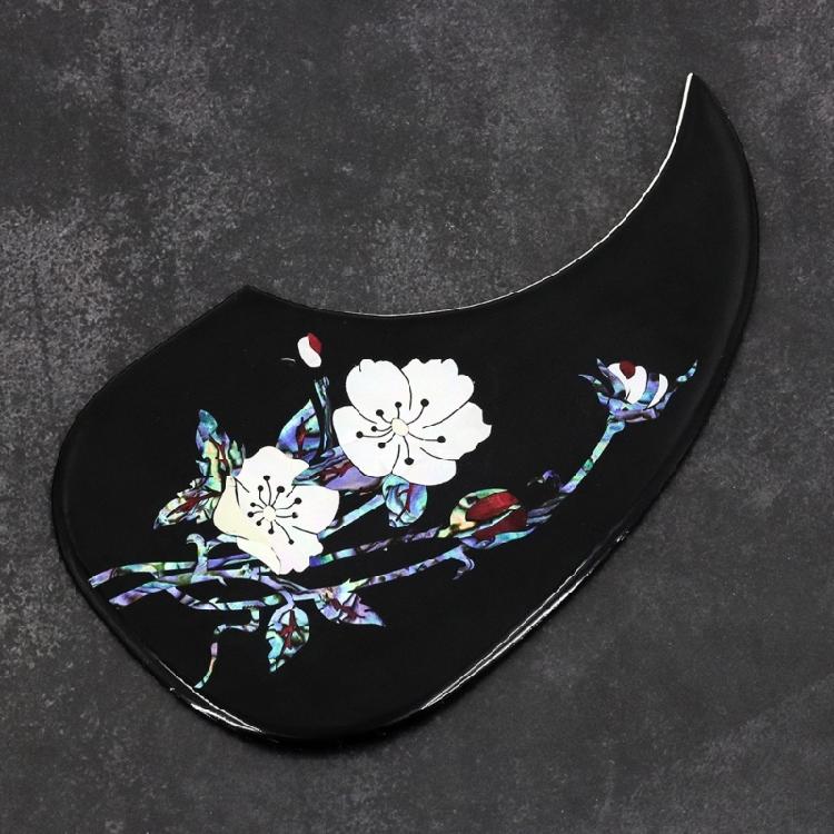 Guitare Folk Acoustique Auto-Adhésive Plaque de Protection de Rechange PVC Pickguard de Guitare Plaque de Protection Anti-Rayures Durable