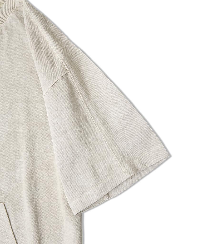 HOOVES Garment Kangaroo Pocket Short Sleeve [Sand Beige]