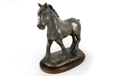 Shire - Horse Figurine, Horse Silhouette On Wood, Prestigious Award In the Brand Competition