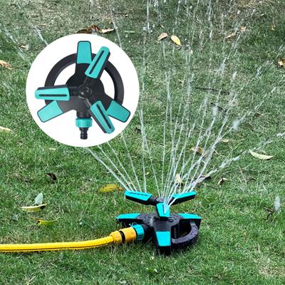 Garden Irrigation Sprinkler Auto Rotate Adjustable Wide Spraying Range Lawn Care Roof Cooling Sprinkler Patio Accessory