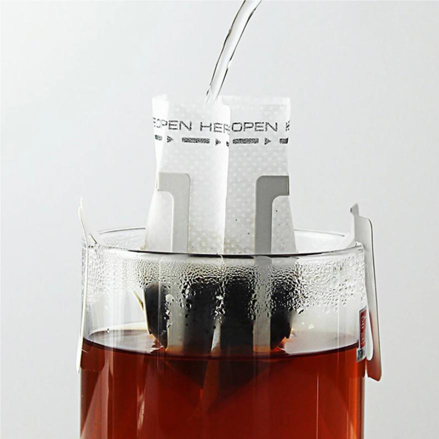 100 /200pcs Coffee Filter Bags Disposable Drip Coffee Paper Pack Portable Hanging Ear Espresso Coffee Accessories Tea Tool