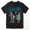 Gorillaz Group Photo Graphic Cotton Unisex Shirt 2026 Summer Breathable New Unisexs Fashion Y2k Short Sleeve Tshirt Fan Gift