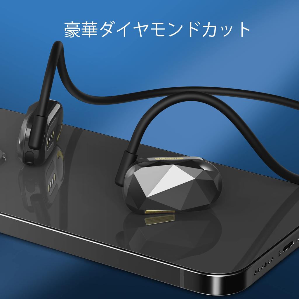 Latest Air Conduction Wireless Earphones Monster Air Conduction Earphones Open Ear Earphones Sound Quality 8 Hours of Continuous Use Conduction