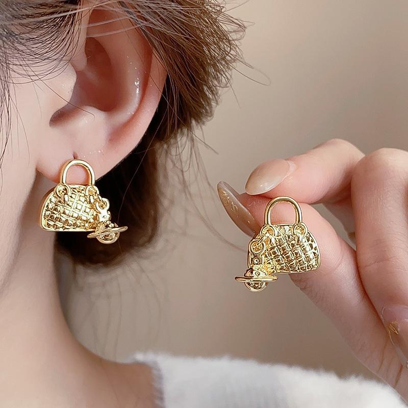 Silver Needle Flower Fringed Earrings French Light Luxury Temperament Earrings, Niche High-end Earrings