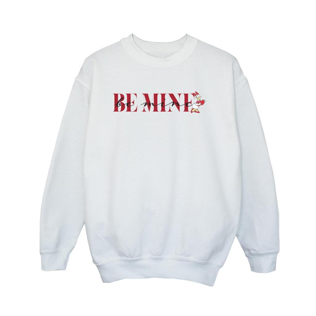 Disney Boys Be Mine Daisy Duck Valentine Sweatshirt