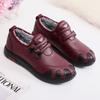 Winter New Women's Cotton Shoes Medium and Old Mother Shoes One Pedal Snow Boots Piled Thickened Warm Comfortable Non-slip