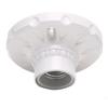 E27 Ceramic LED Socket - Round Base Holder for Hanging Ceiling & Wall Lamps