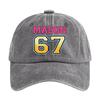 Z washed cotton printed hat old soft top dad hat men's outdoor mountaineering baseball cap