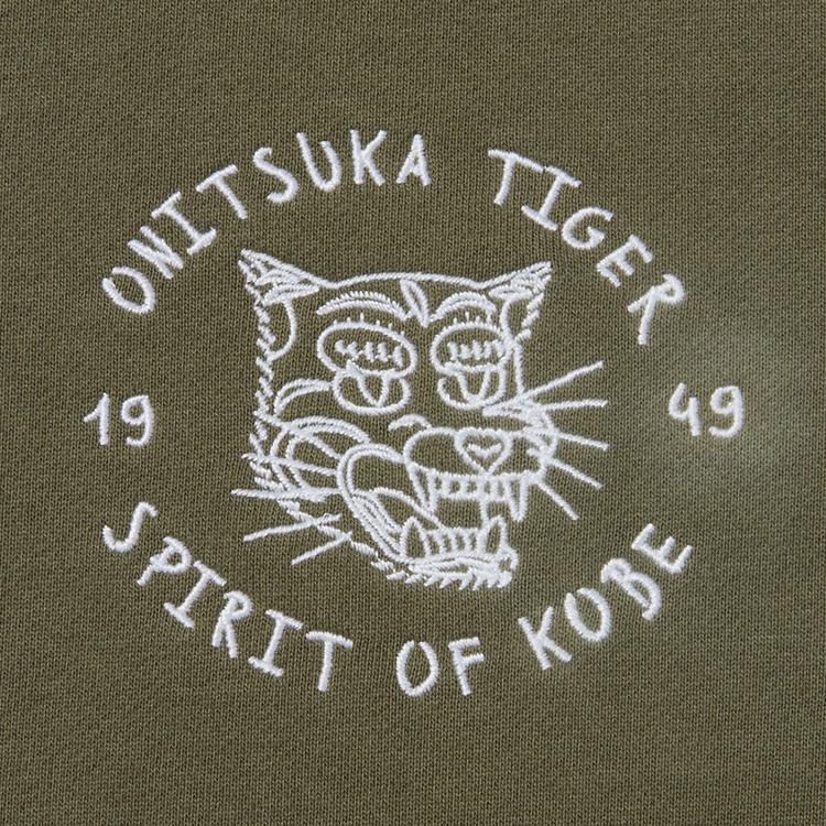 Onitsuka Tiger Sweat Top Fashion Casual Versatile Crew Neck Sweatshirt Unisex tops 2183B541-200