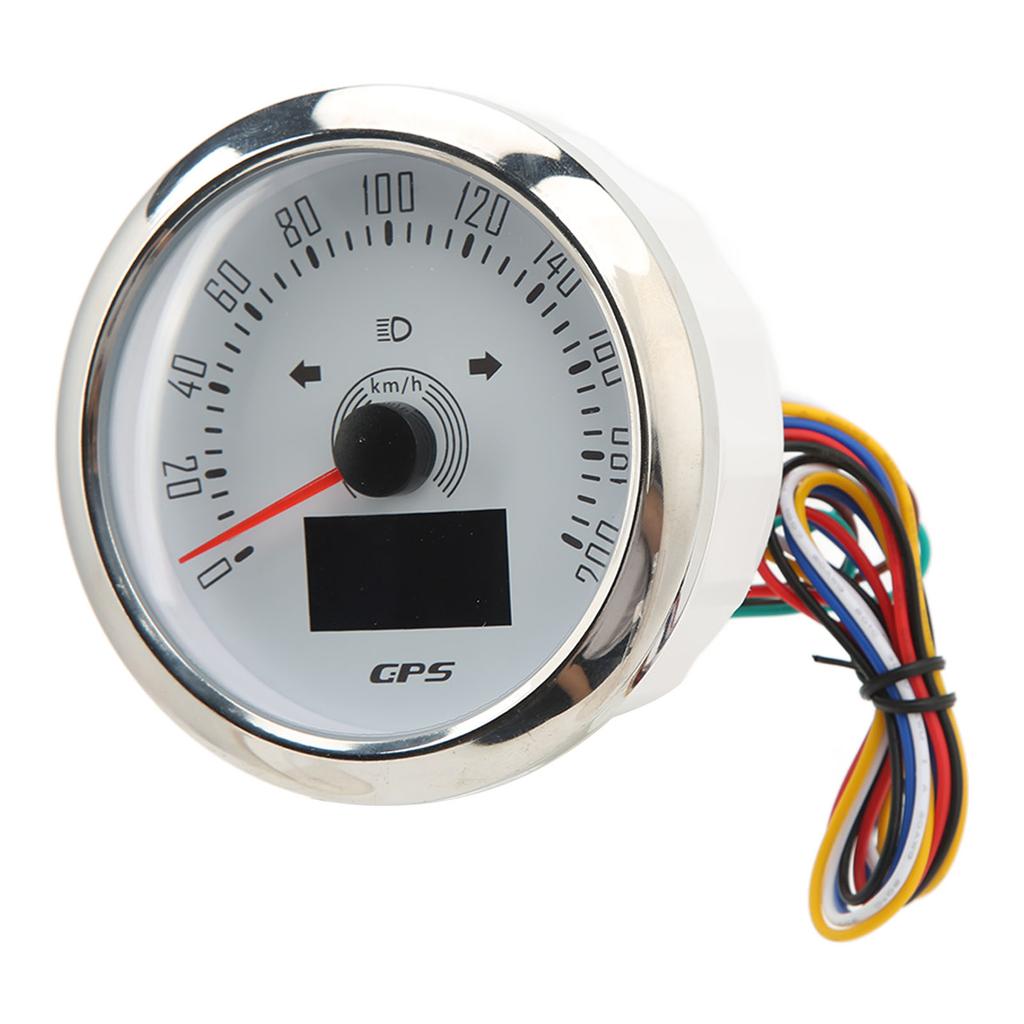 3 in 1 GPS Tachometer 200KMH 85mm 9?32V 7 Color Backlit Antifog Universal for Boat Car RV