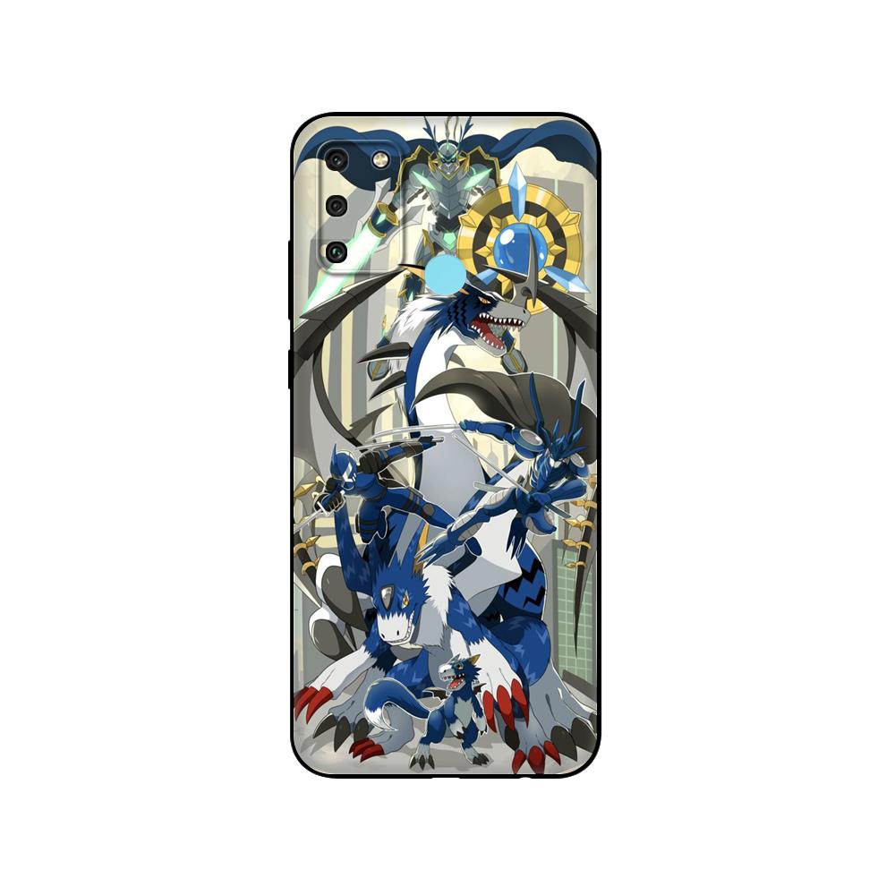 

Черный чехол из ТПУ для Huawei Honor 8a Prime 8s Prime 9 Lite Honor 9A 9C 9X Premium 9x Pro 9S чехол японского аниме Digimon honor 9S