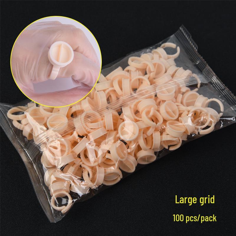 Silicone Finger Ring for Tattoo Ink & Eyelash Glue