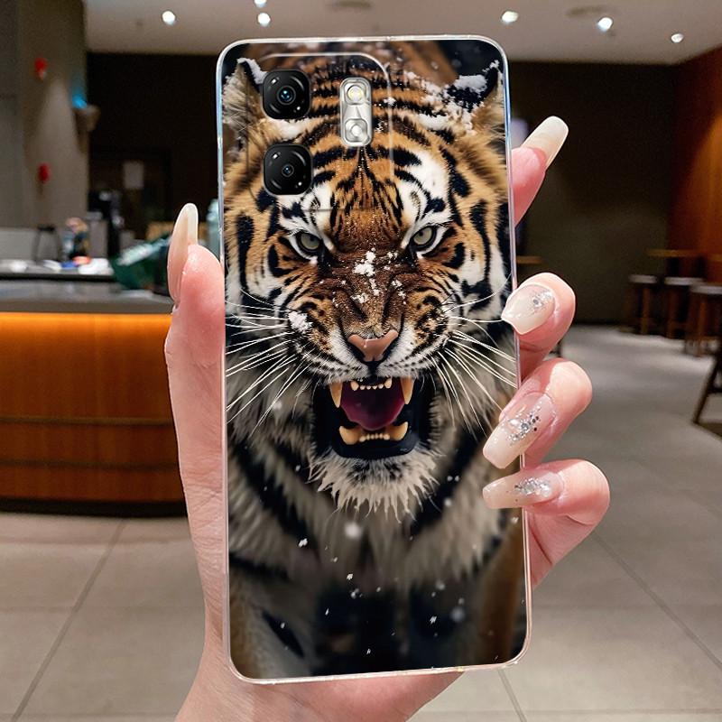 For Infinix Smart 9 X6532 Case Infinix Hot 50i Cover X6531 X6531B Silicone Luxury Dragon Cute Cool Boys Girls Transparent Bumper